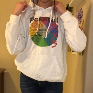 Polaroid White Sweatshirt